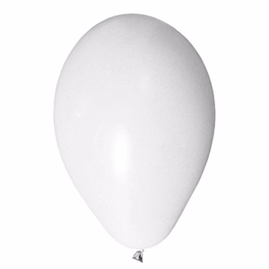Balo N9 Liso Branco 50 Unidades
